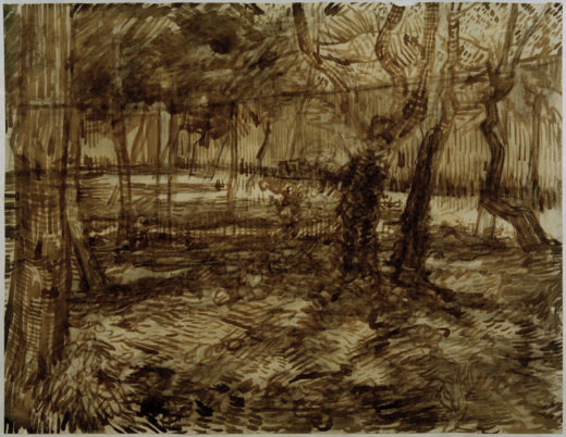 Vincent van Gogh “Ecke im Garten der Heilanstalt” 46,2 x 60 cm 1