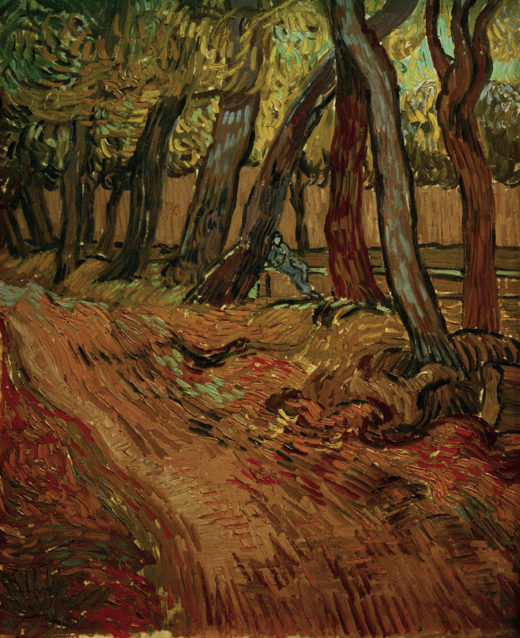 Vincent van Gogh “Weg im Garten der Heilanstalt”, 61,4 x 50,4 cm 1