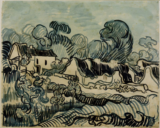 Vincent van Gogh “Landschaft mit Haeusern” 44 x 54,4 cm 1