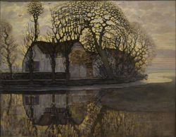 Piet Mondrian "Bauernhof bei Duivendrecht" 85 x 108 cm