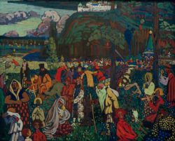 Wassily Kandinsky "Das Bunte Leben" 162 x 130 cm