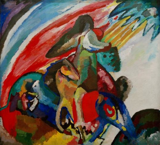 Wassily Kandinsky „Improvisation Der Reiter“ 106 x 97 cm 1