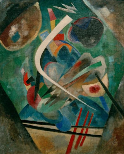 Wassily Kandinsky „Weißer Strich“ 80 x 98 cm 1