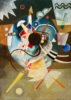 Wassily Kandinsky "Ein Zentrum" 99 x 140 cm
