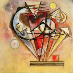 Wassily Kandinsky "Auf Spitzen" 140 x 140 cm