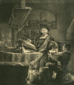 Rembrandt “Jan-Uijtenbogaert-genannt-der-Goldwäger“ 18.2 x 24.5 cm