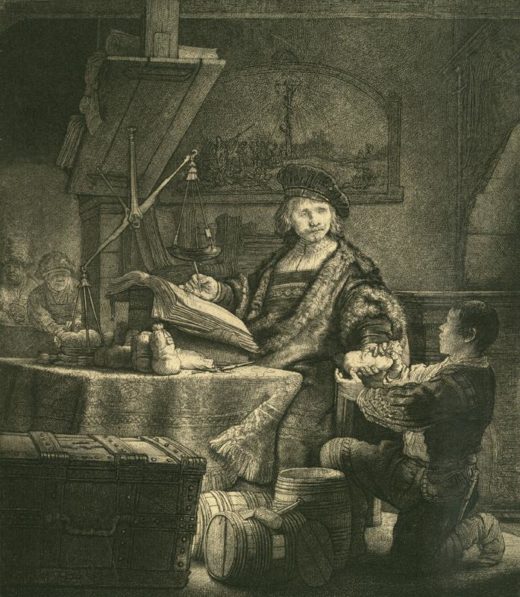 Rembrandt “Jan-Uijtenbogaert-genannt-der-Goldwäger“ 18.2 x 24