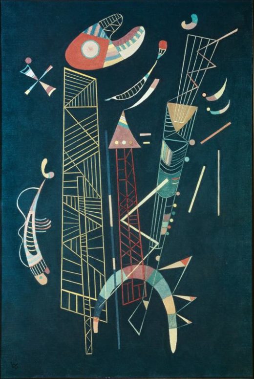 Wassily Kandinsky „Construction Legere“ 50 x 72 cm 1