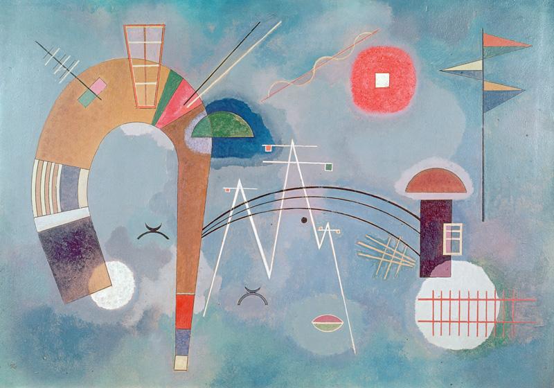 Kunstdruck Kandinsky Rond Et Pointu von Kandinsky
