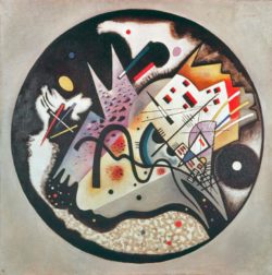Wassily Kandinsky "Dans Le Cercle Noir" 130 x 130 cm