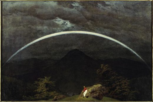 Caspar David Friedrich „Gebirgslandschaft mit Regenbogen“  102 x 70 cm 1