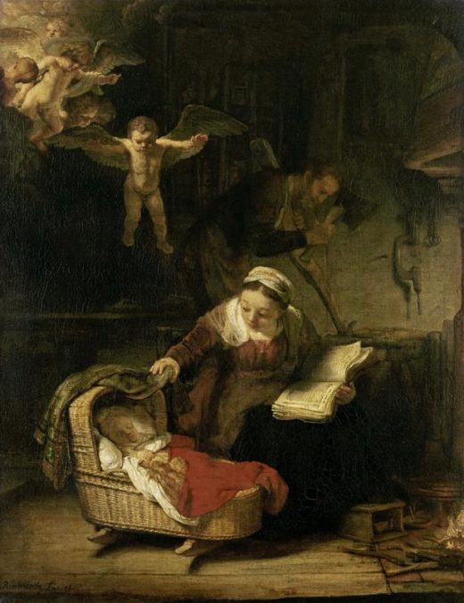 Rembrandt “Die-heilige-Familie“ 80 x 60 cm 1