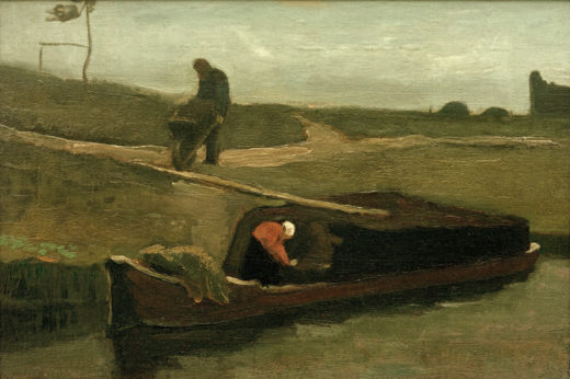 Vincent van Gogh “Torfboot mit zwei Figuren”, 37 x 55,5 cm 1