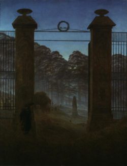Caspar David Friedrich "Der Friedhof"  111 x 144 cm