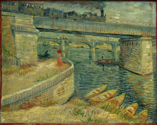 Vincent van Gogh “Die Bruecken von Asnières” 53,5 x 67 cm 1