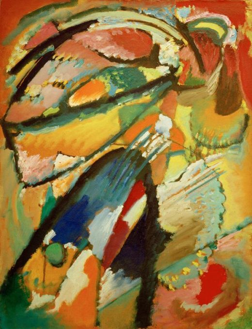 Wassily Kandinsky „Engel Des Jüngsten Gerichts“ 50 x 64 cm 1