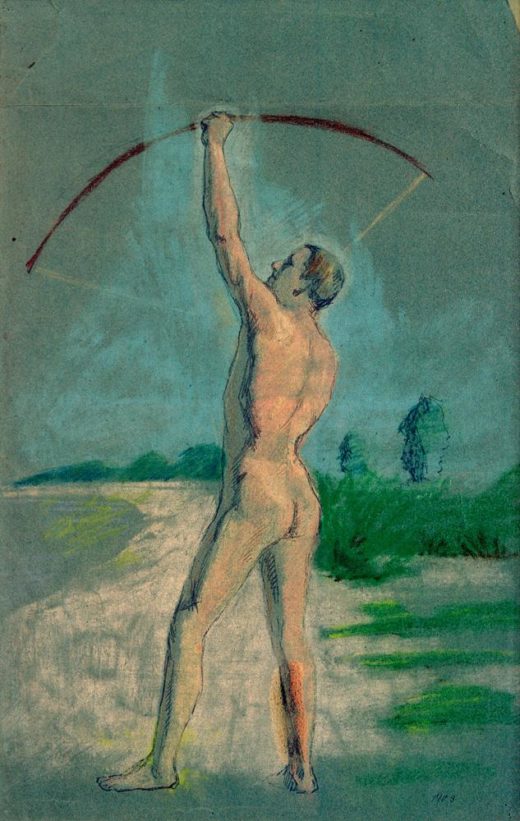August Macke „Bogenschütze“ 29 x 45 cm 1