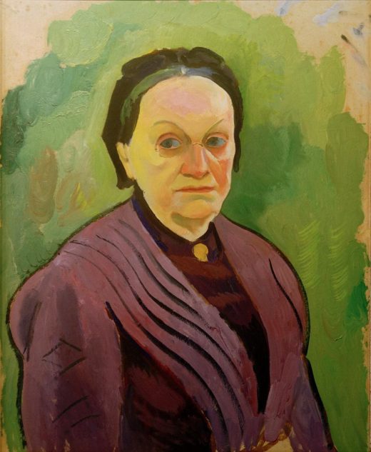 August Macke „Porträtstudie Katharina Koehler“ 49 x 61 cm 1