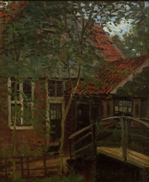 Claude Monet „Kleine Brücke in Holland  Zaandam“ 38 x 47 cm 1