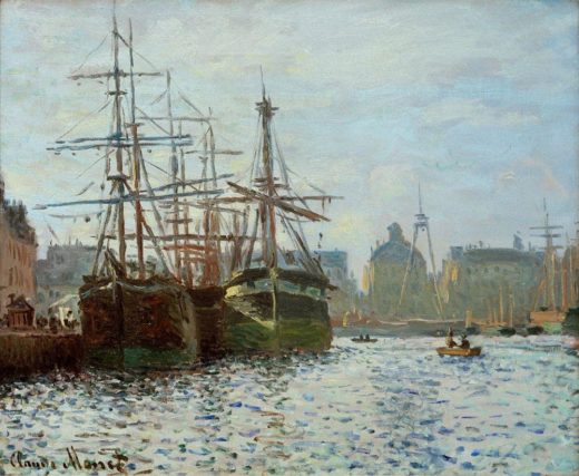 Claude Monet „Das Hafenbecken von Le Havre“ 46 x 38 cm 1