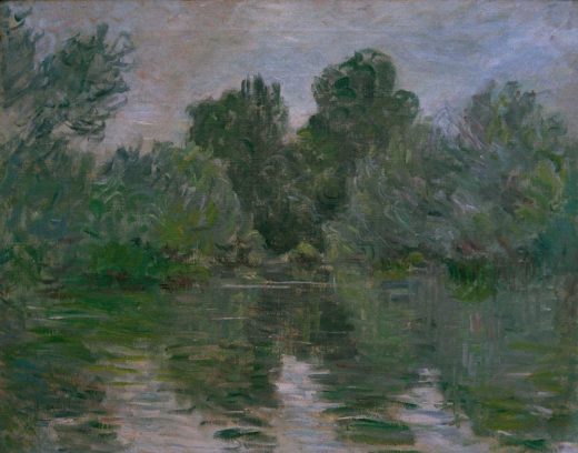 Claude Monet „Nebenarm der Seine“ 72 x 57 cm 1