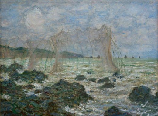 Claude Monet „Fischernetze in Pourville“ 81 x 60 cm 1