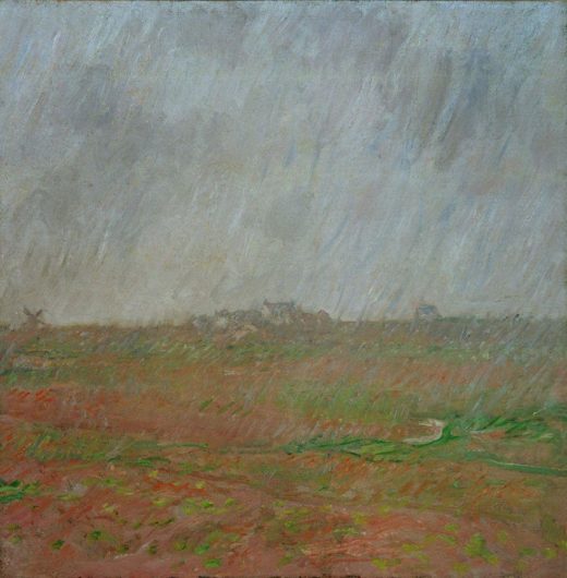 Claude Monet „Regen auf der Belle-Ile“ 60 x 60 cm 1