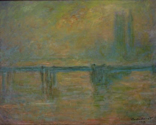 Claude Monet „Die Charing Cross Bridge im Nebel“ 92 x 73 cm 1