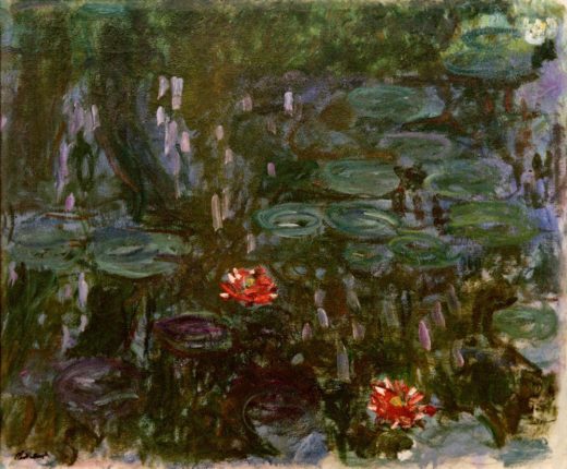 Claude Monet „Seerosen  Spiegelung von Trauerweiden“ 155 x 131 cm 1