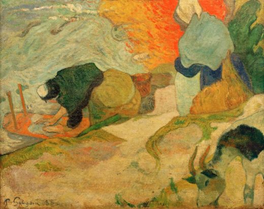 Paul Gauguin „Waschfrauen in Arles“  92 x 74 cm 1