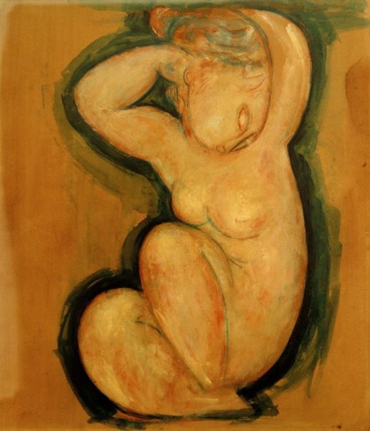Amedeo Modigliani „Cariatide“ 60 x 54″cm 1