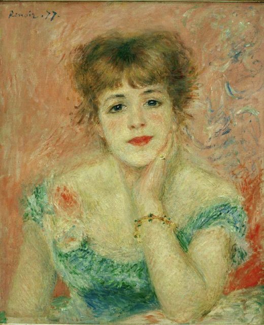 Auguste Renoir „Bildnis der Schauspielerin Jeanne Samary“ 47 x 56 cm 1