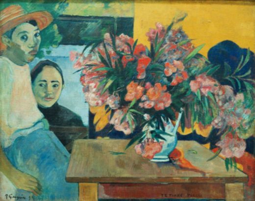 Paul Gauguin „Die Blumen Frankreichs (Te tiare Farani)“  93 x 72 cm 1