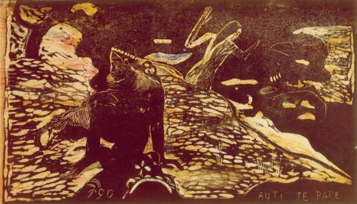 Paul Gauguin „Frauen am Fluss“  37 x 22 cm 1