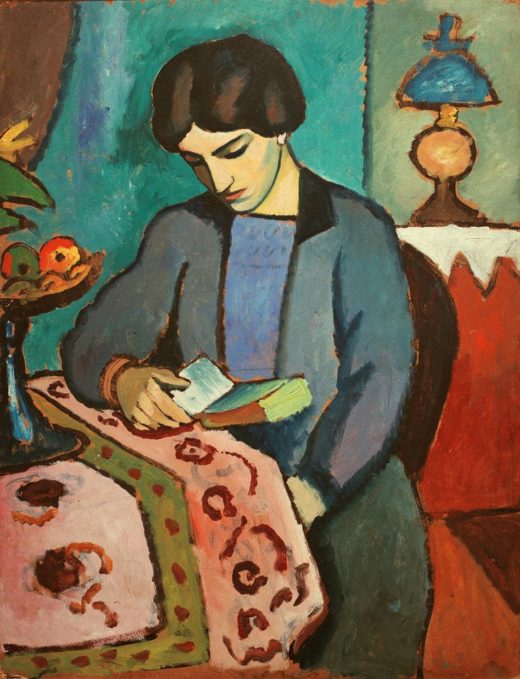 August Macke „Die Frau des Künstlers“ 81 x 105 cm 1