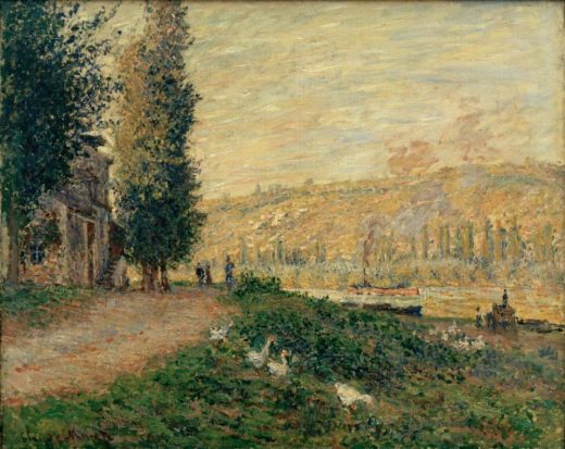 Claude Monet „Seineböschung bei Lavacourt“ 80 x 61 cm 1
