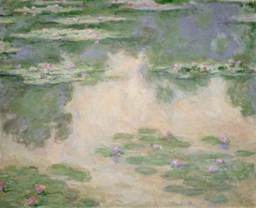 Claude Monet „Nympheas -Seerosen“ 102 x 82 cm 1