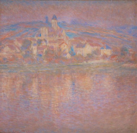 Claude Monet „Vetheuil untergehende Sonne“ 92 x 89 cm 1