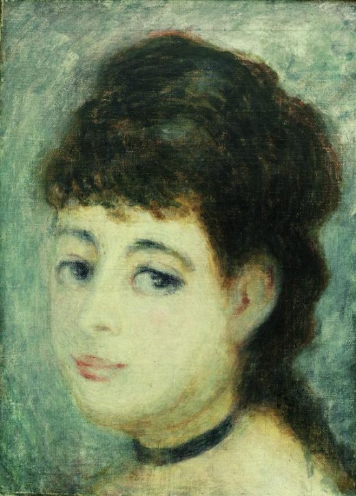 Auguste Renoir „Bildnis einer jungen Frau“ 24 x 33 cm 1