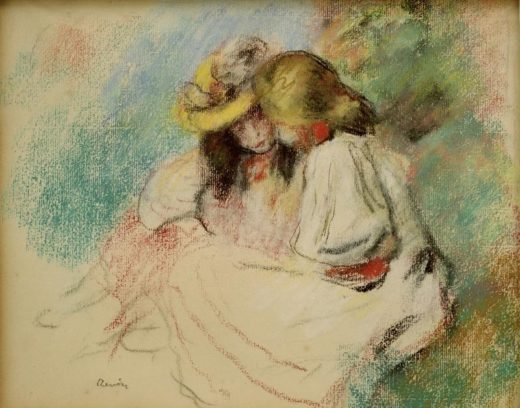 Kunstdruck Zwei Lesende Mädchen Von Auguste Renoir 