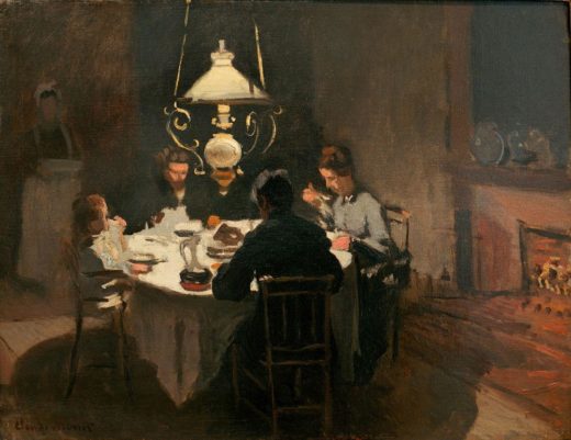 Claude Monet „Das Abendessen“ 65 x 50 cm 1