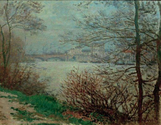 Claude Monet „Das  Seine-Ufer bei der Insel Grande-Jatte“ 65 x 50 cm 1