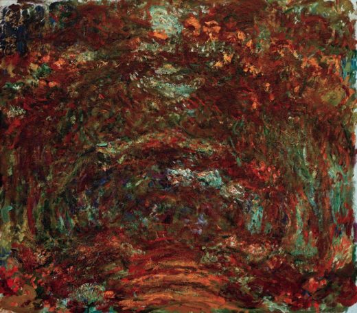 Claude Monet „Die Rosenallee“ 100 x 89 cm 1