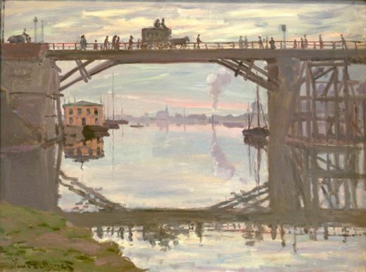 Claude Monet „Die Holzbrücke“ 73 x 54 cm 1