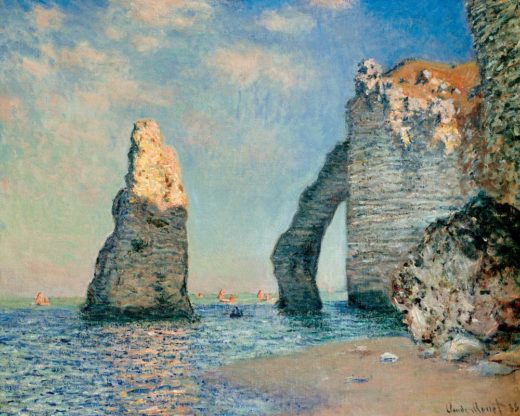 Claude Monet „Die Nadel und die Falaise d’Aval“ 81 x 64 cm 1