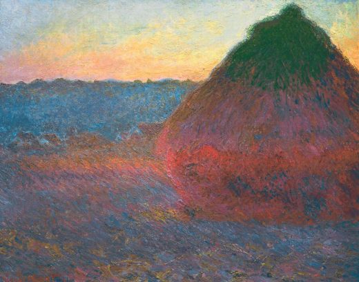 Claude Monet „Heuhaufen“ 92 x 73 cm 1