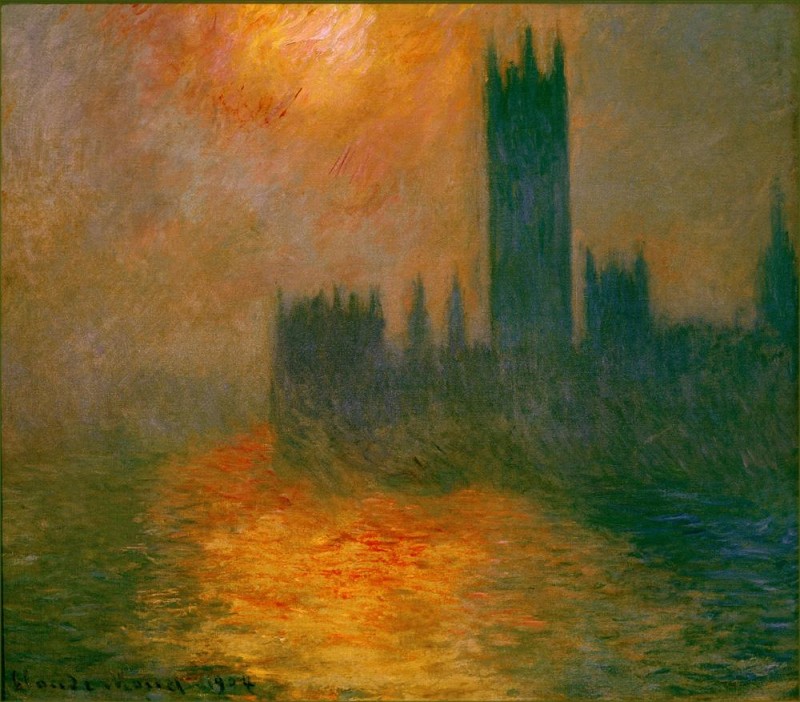 Claude Monet Parlament W Londynie Kunstdruck Parlament in London von Monet Claude