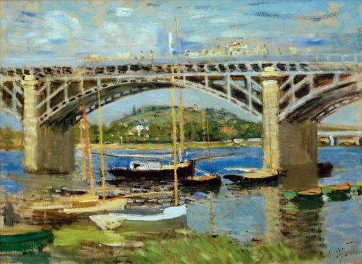 Claude Monet „Seinebrücke von Argenteuil“ 81 x 60 cm 1