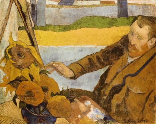 Paul Gauguin „Vincent van Gogh, Sonnenblumen malend“  91 x 73 cm 1