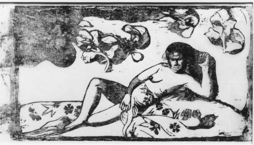 Paul Gauguin „Frauen mit Mangos“  30 x 17 cm 1